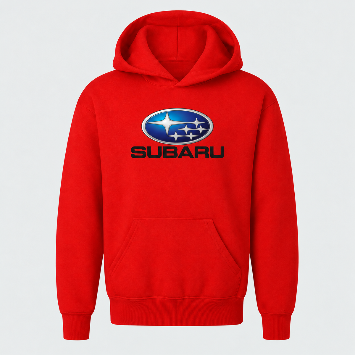 Subaru youthhoodie Red front