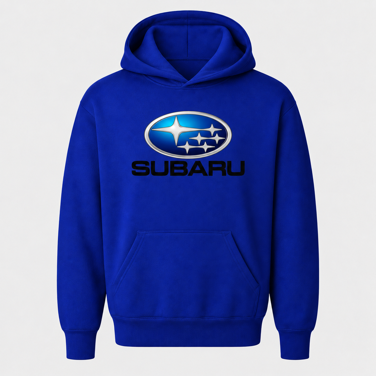 Subaru youthhoodie Royal Blue front