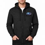 Subaru zipper Black front