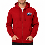 Subaru zipper Red front