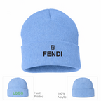 Fendi Cuffed Beanie Hat