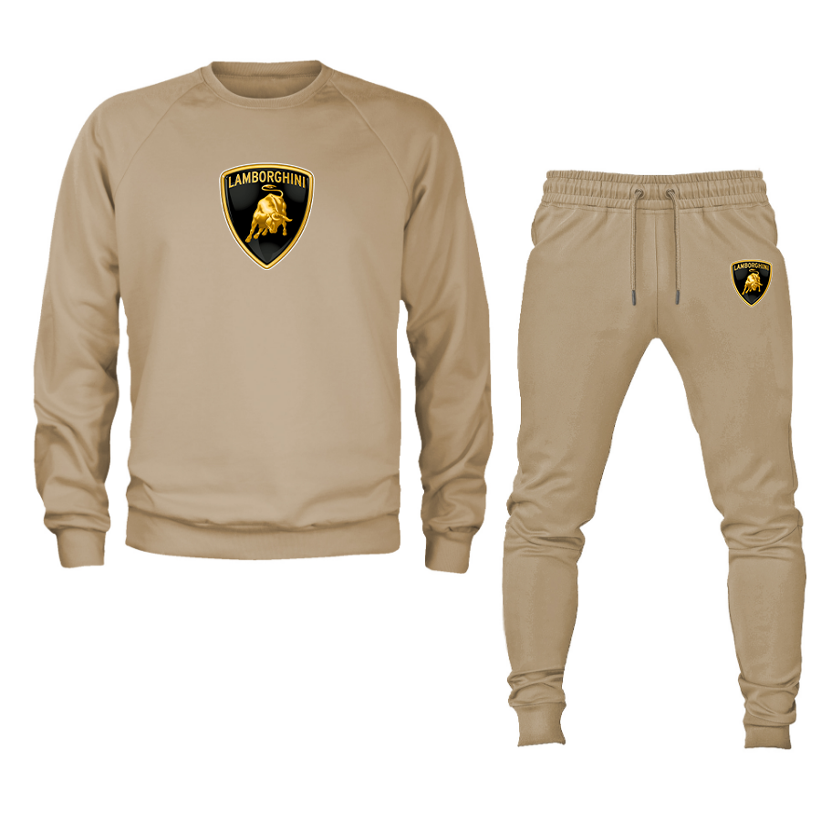 Men’s LamborghiniCar Crewneck Sweatshirt Joggers Suit