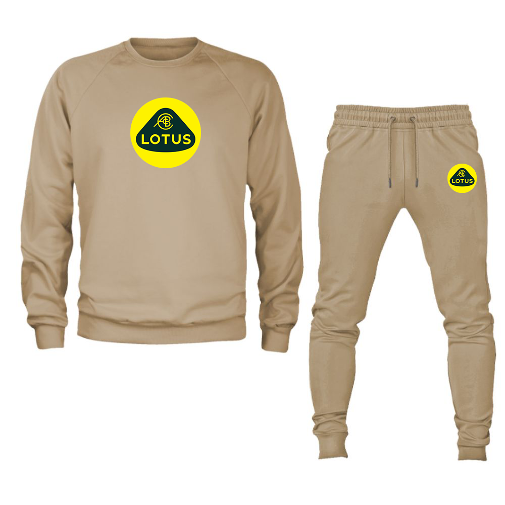 Men’s Lotus Car Crewneck Sweatshirt Joggers Suit