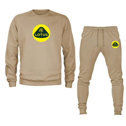 Men’s Lotus Car Crewneck Sweatshirt Joggers Suit