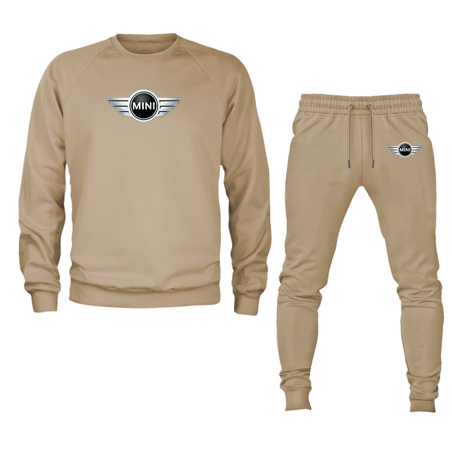 Men’s Mini Cooper Car Crewneck Sweatshirt Joggers Suit