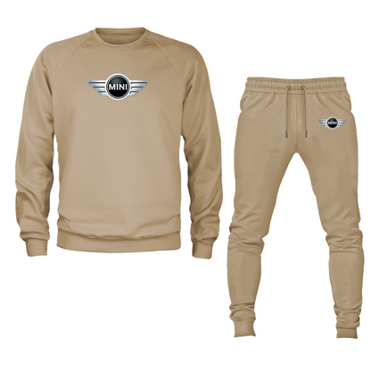 Men’s Mini Cooper Car Crewneck Sweatshirt Joggers Suit