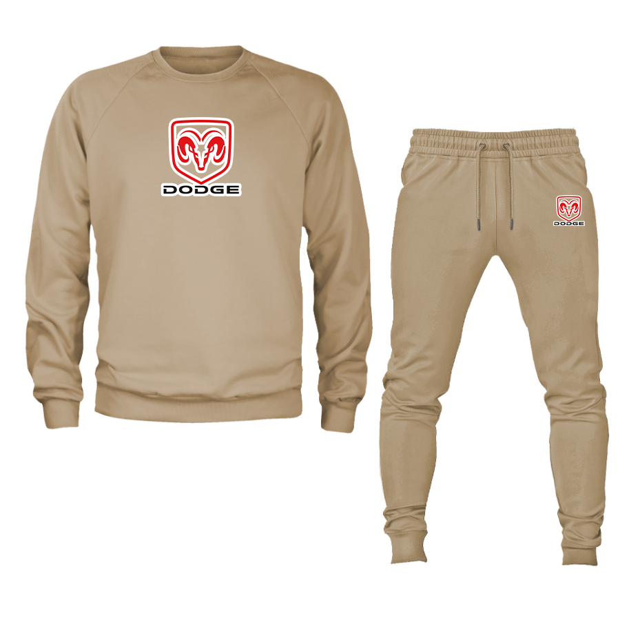 Men’s Dodge Car Crewneck Sweatshirt Joggers Suit