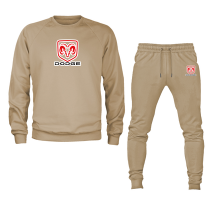 Men’s Dodge Car Crewneck Sweatshirt Joggers Suit