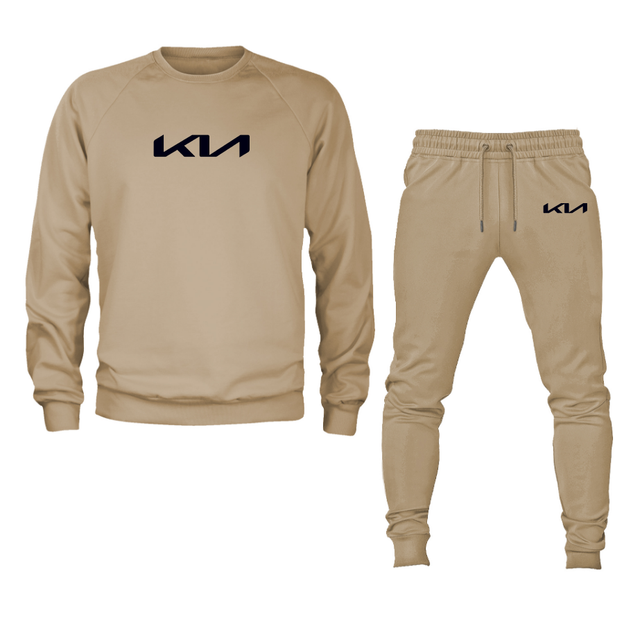 Men’s Kia Car Crewneck Sweatshirt Joggers Suit