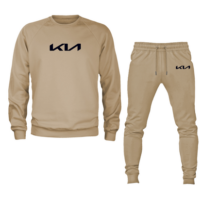 Men’s Kia Car Crewneck Sweatshirt Joggers Suit