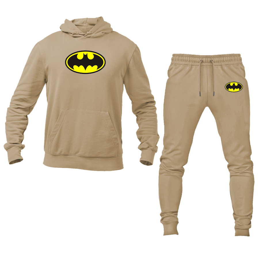 Men's DC Comics Batman Superhero Hoodie Joggers Set