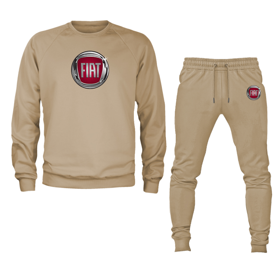 Men’s Fiat Car Crewneck Sweatshirt Joggers Suit