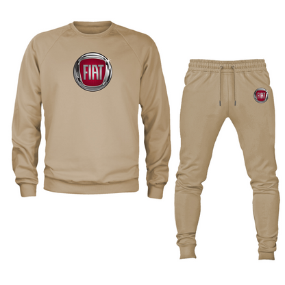 Men’s Fiat Car Crewneck Sweatshirt Joggers Suit