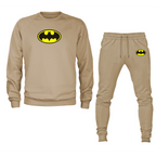 Men's DC Comics Batman Superhero Crewneck Sweatshirt Joggers Suit