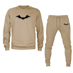 Men's New Batman DC Universe Superhero Crewneck Sweatshirt Joggers Suit