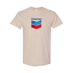 Men's Chevron Gas Station  Cotton T-Shirt