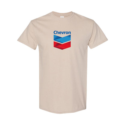 Men's Chevron Gas Station  Cotton T-Shirt