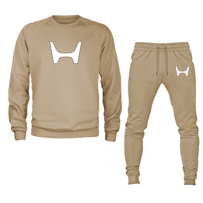 Men's Honda Car New Crewneck Sweatshirt Joggers Suit