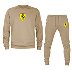 Men’s Ferrari Motorsport Car Crewneck Sweatshirt Joggers Suit