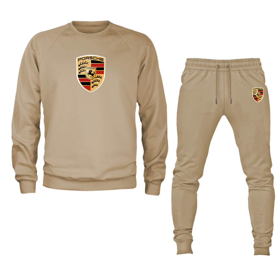 Men’s Porsche Car Crewneck Sweatshirt Joggers Suit