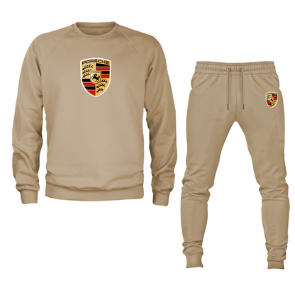 Men’s Porsche Car Crewneck Sweatshirt Joggers Suit