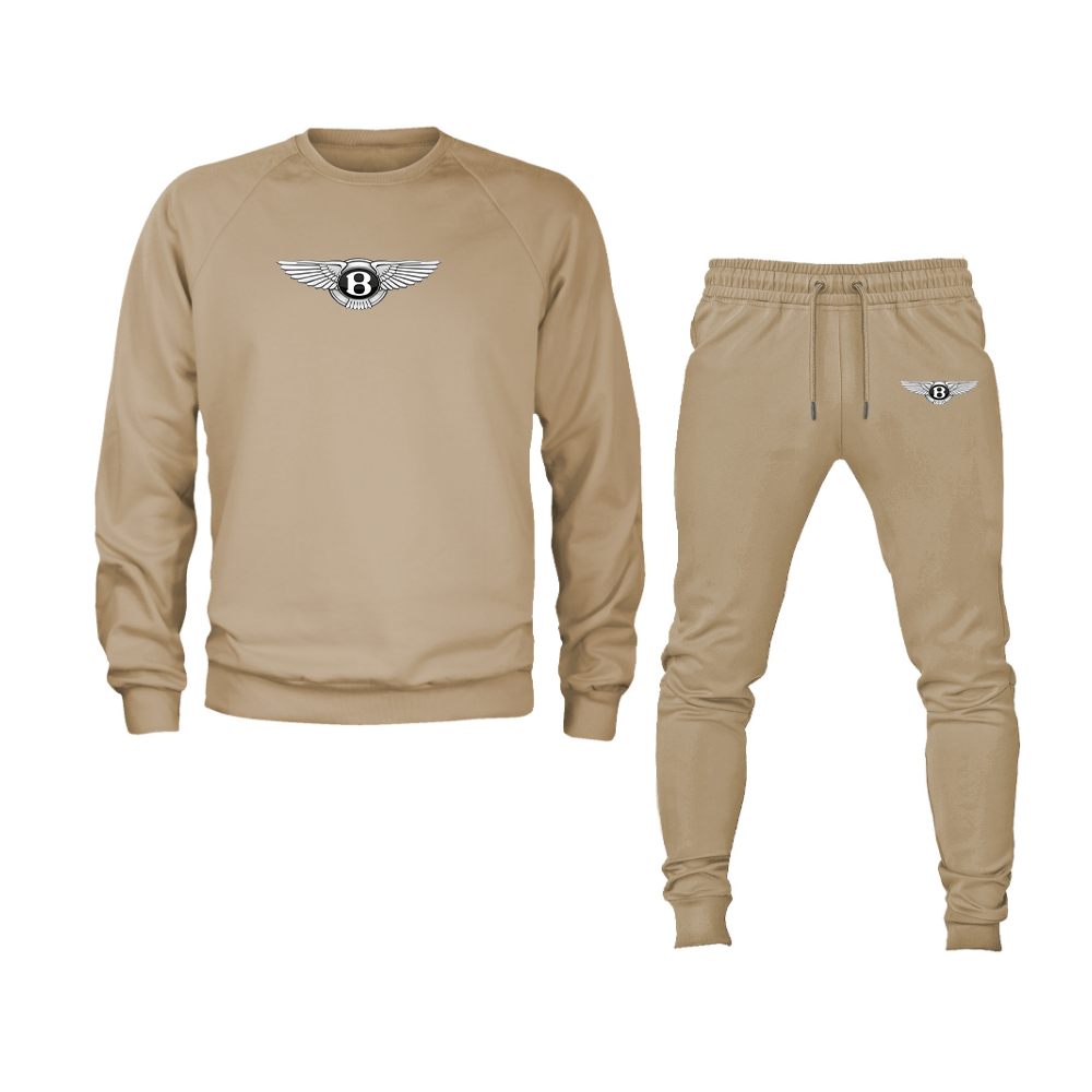 Men’s Bentley Motorsports Car Crewneck Sweatshirt Joggers Suit