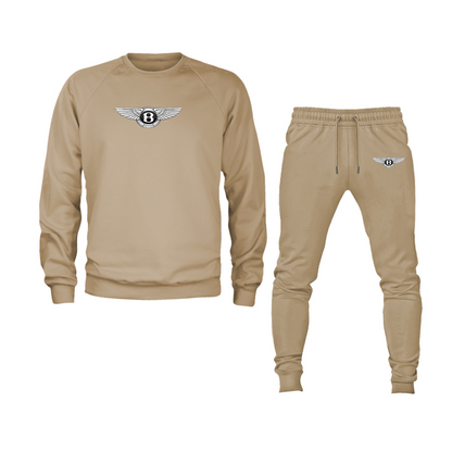 Men’s Bentley Motorsports Car Crewneck Sweatshirt Joggers Suit