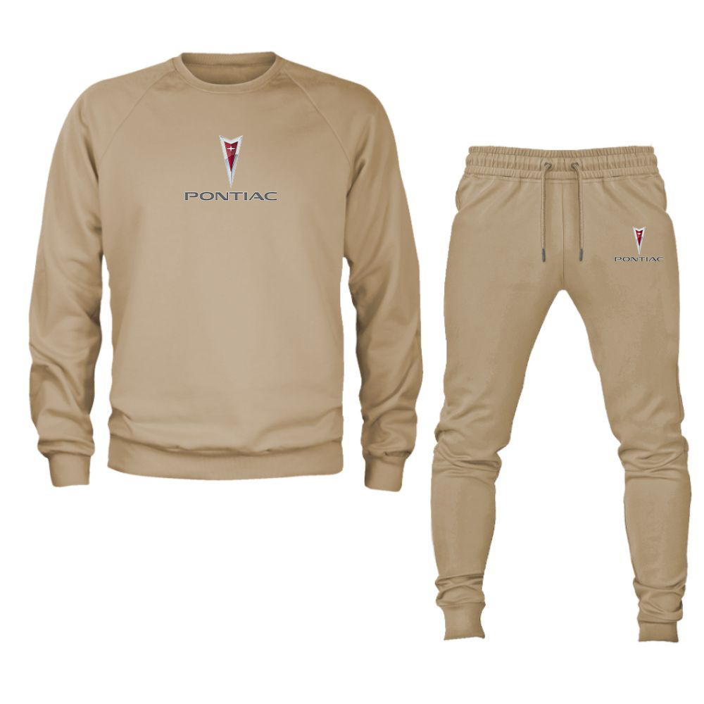 Men’s Pontiac Car Crewneck Sweatshirt Joggers Suit