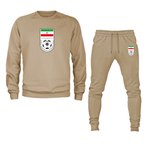 Men's Iran National Soccer Team Crewneck Sweatshirt Joggers Suit