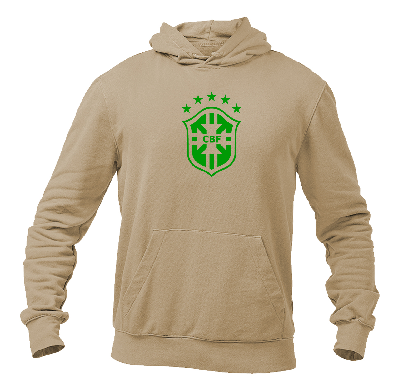 Men's Brazil Soccer Pullover Hoodie