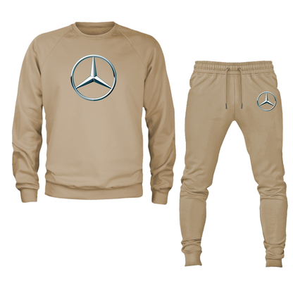 Men's Mercedes-Benz New Car Crewneck Sweatshirt Joggers Suit