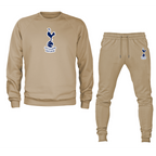 Men’s Tottenham Hotspur F.C. Soccer Logo Crewneck Sweatshirt Joggers Suit
