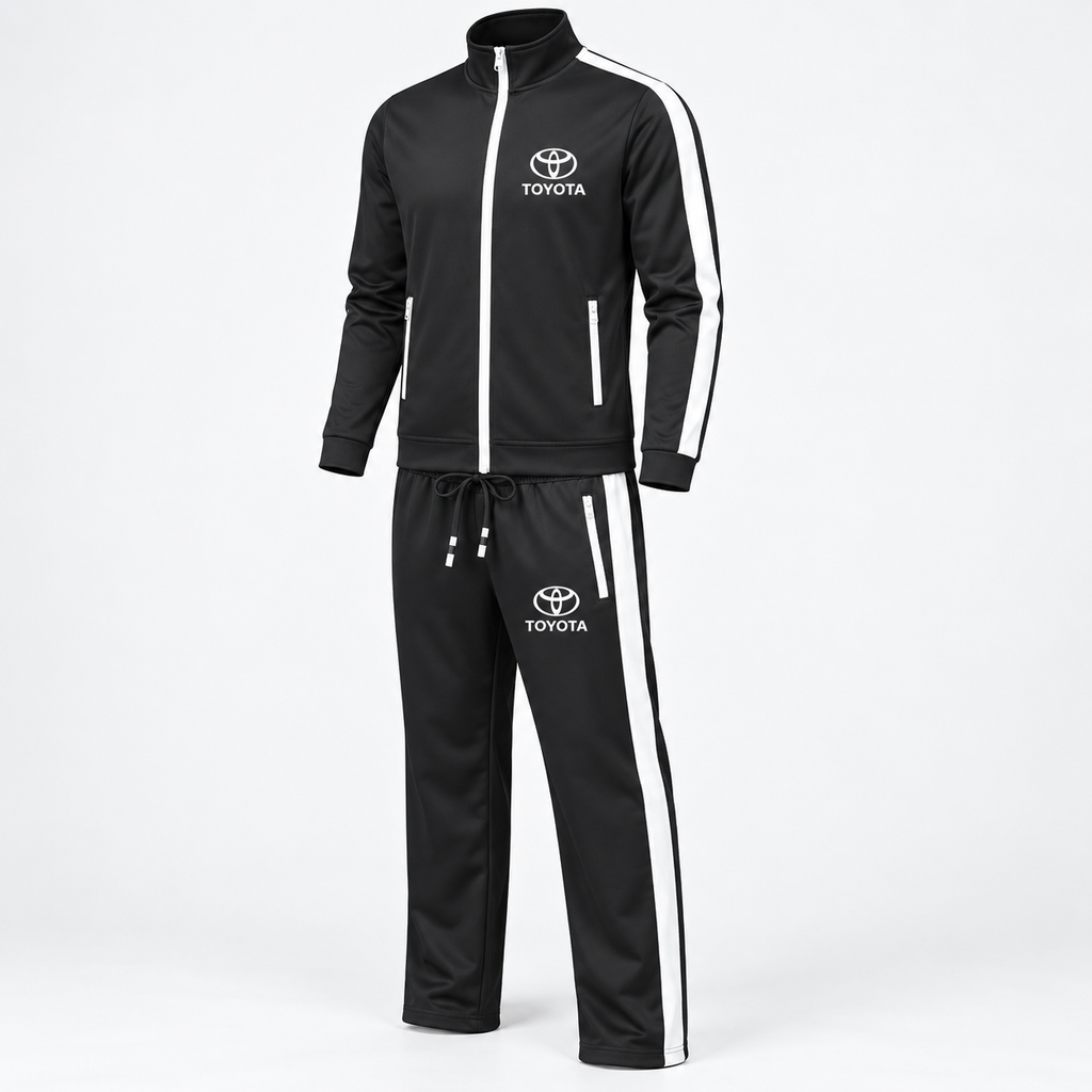 Men's Toyota Car Dri-Fit TrackSuit | Color: Black | Image 2