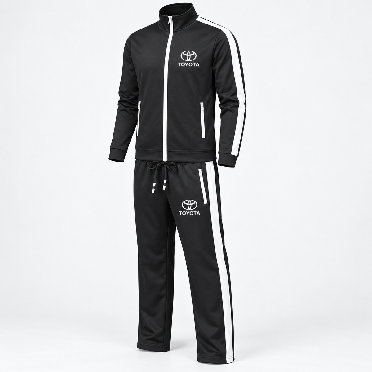 Men's Toyota Car Dri-Fit TrackSuit | Color: Black | Image 2