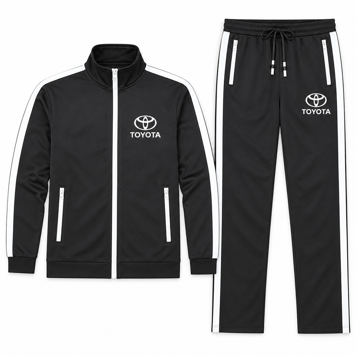 Men's Toyota Car Dri-Fit TrackSuit | Color: Black | Image 5
