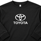 Toyota cotton long sleeve | Color: Black | Image 3