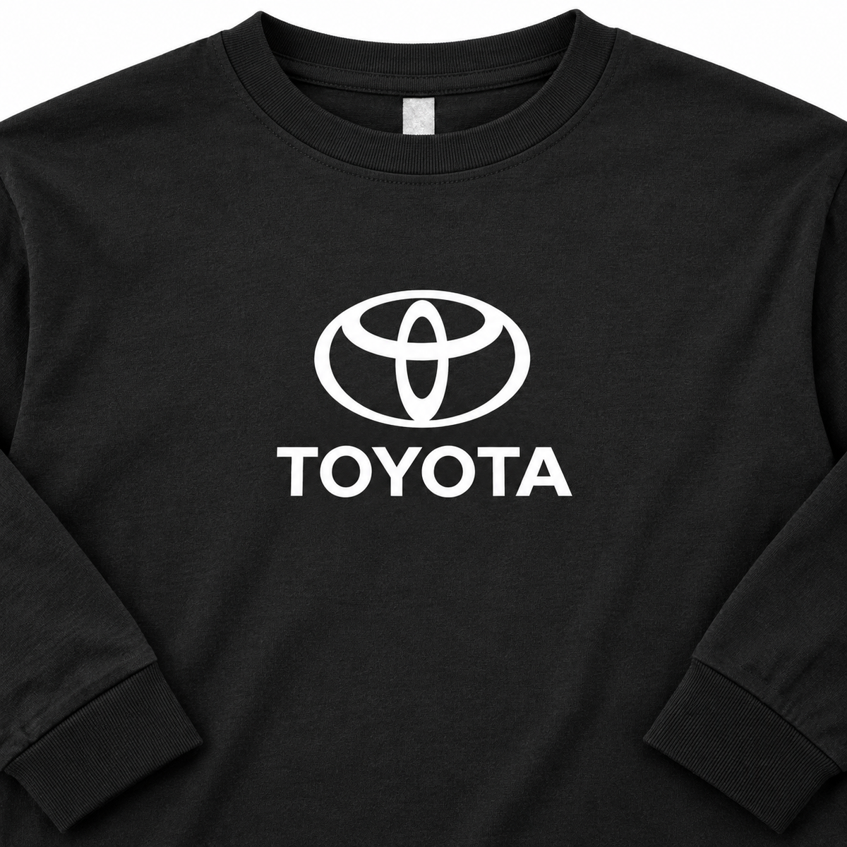 Toyota cotton long sleeve | Color: Black | Image 3