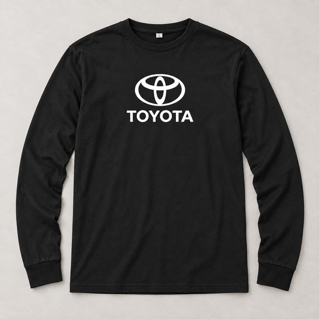Toyota cotton long sleeve | Color: Black | Image 5