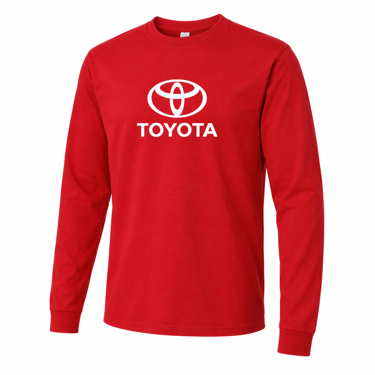 Toyota cotton long sleeve | Color: Red | Image 2