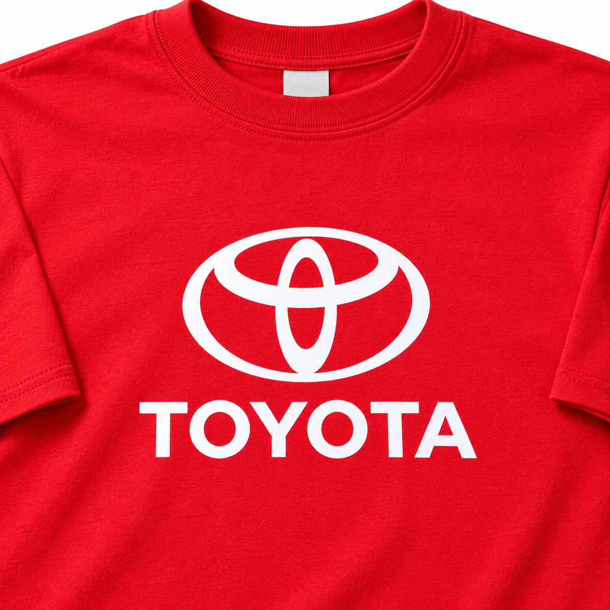 Toyota cotton T-shirt | Color: Red | Image 3
