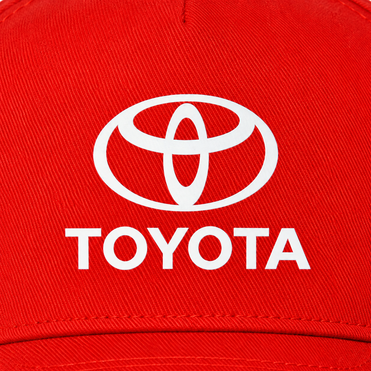 Toyota dad cap | Color: Red | Image 3