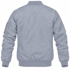 Toyota grey bomber jacket back product view | color: grey |