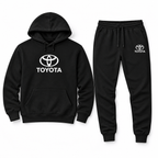Toyota hoodie joggers set | Color: Black | Image 2