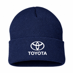 Men's Toyota Beanie Hat — Navy — clean front main