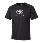 Toyota polyester T-shirt | Color: Black | Image 2