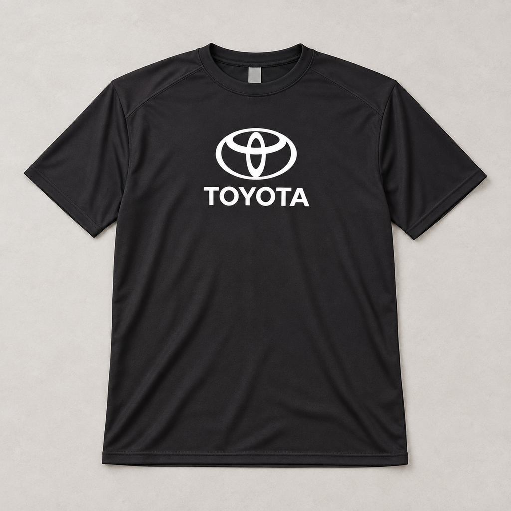 Toyota polyester T-shirt | Color: Black | Image 5