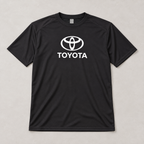Toyota polyester T-shirt | Color: Black | Image 5