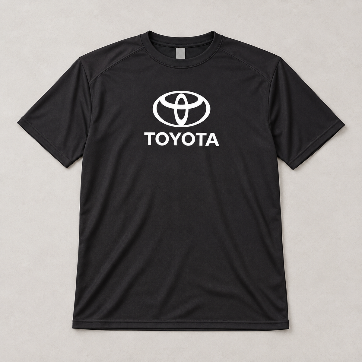 Toyota polyester T-shirt | Color: Black | Image 5