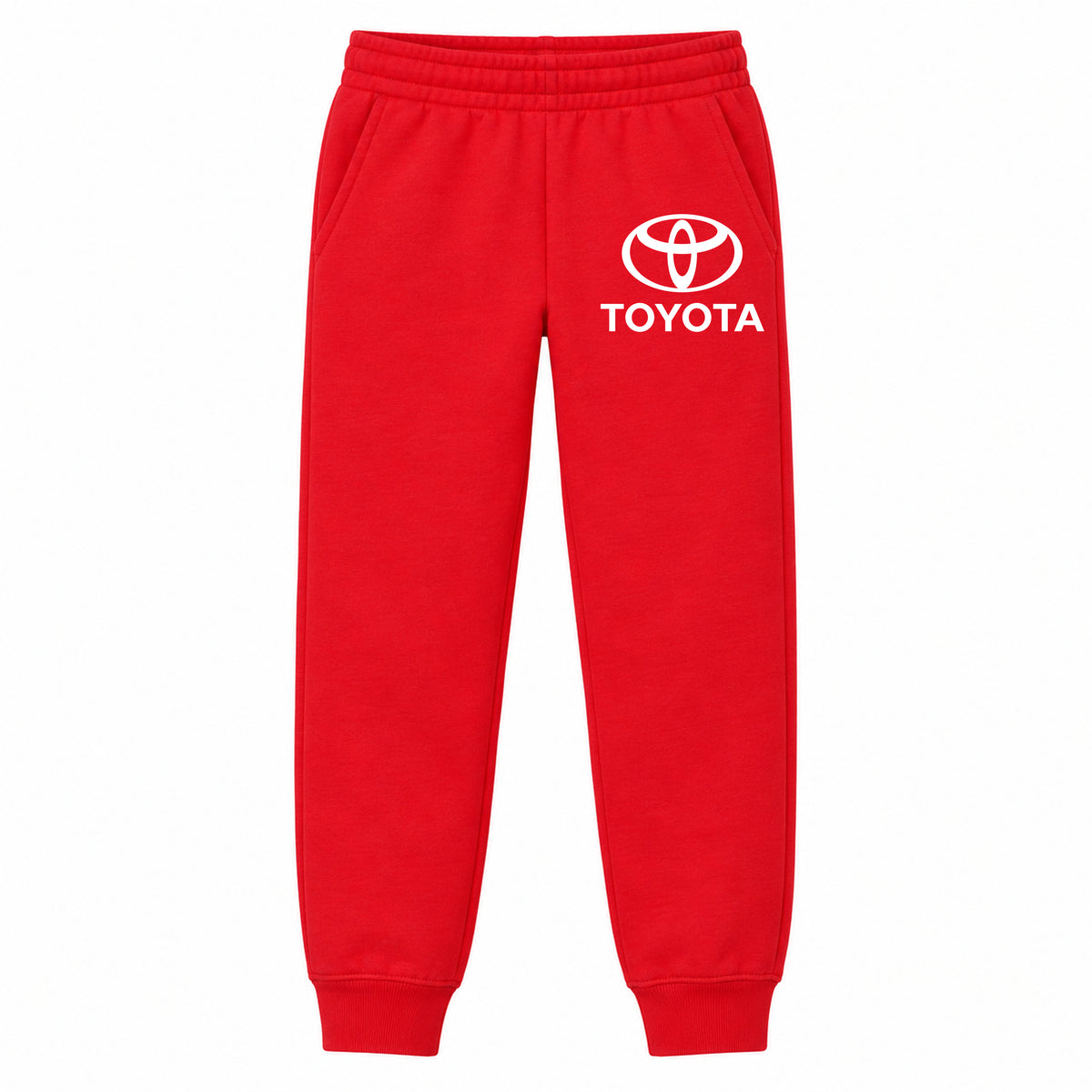 Toyota youth jogger sweatpants in Red, Youth Large ages 10–12
