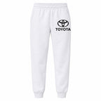 Toyota youth jogger sweatpants in White, Youth Large ages 10–12